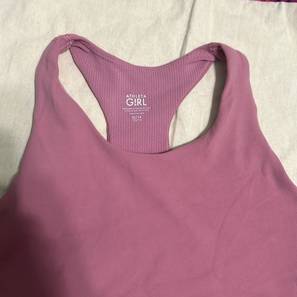 Athleta Girl Mauve Sports Bra - Picture 2 of 7